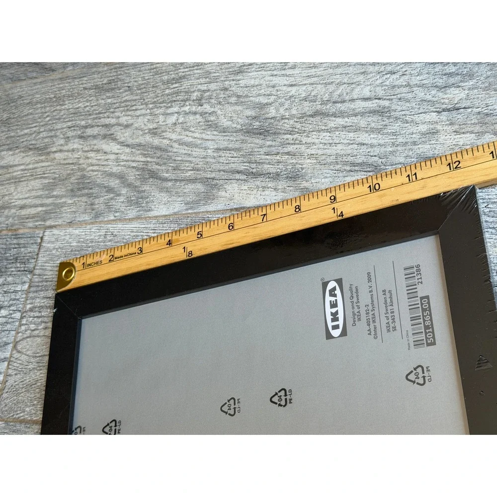 IKEA NYTTJA Picture Frame 8.5x11 Black Modern Minimalist Home Decor 8.5 x 11 NWT